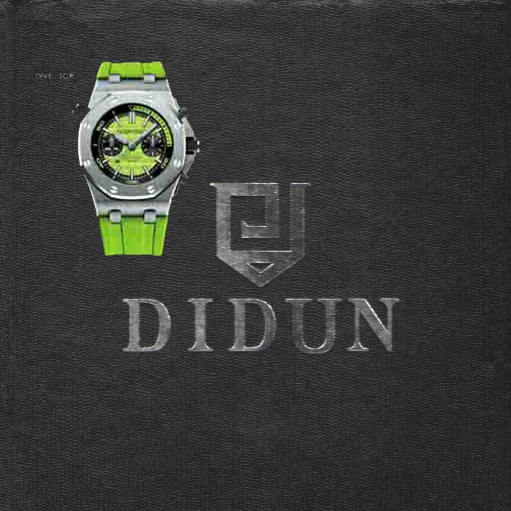 

DIDUN Diver watch Mens Top Brand Luxury Quartz Watch Men Sport Chronograph Watch Shockproof 30m Waterproof Wristwatch