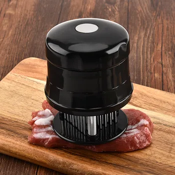 

Creative 56 Pin Round Stainless Steel Loose Meat Needle Meat Tenderizer Steak Tendon Cutter Kitchen Practical Convenient Gadget