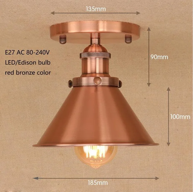 Лофт винтажные потолочные светильники Lamparas De Techo Lustre Luminaria Abajur комнатная потолочная лампа освещение Промышленное освещение для гостиной - Цвет корпуса: 19