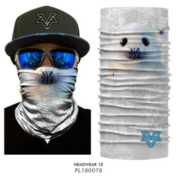 

Bjmoto Cute Animal Cat Dog Panda Tiger Monkey Magic Headband Tube Shield Face Mask Bandana Scarf Unisex Scarf Balaclava Headwear
