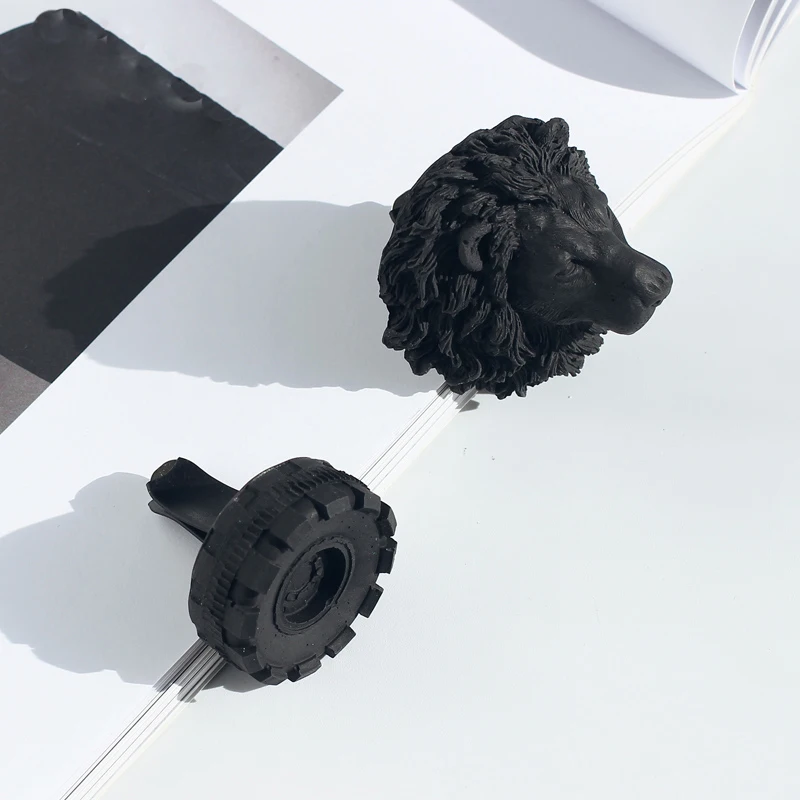 3D Лев силиконовая форма «сделай сам» пластырь для ароматерапии гипсобетон декор стен ремесла глина цемент декоративный магнит для холодильника плесень