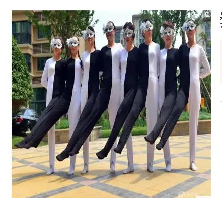 half white half black costume