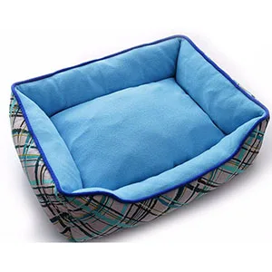 Venxuis cводонепроницаемая кроватка для кота otton красочный спальный коврик для собаки нейлоновый цветок печать собачья подстилка подушка со съемной лапой - Цвет: Light Blue