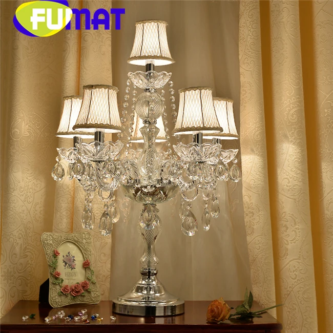 6lights Crystal Desk Lamp