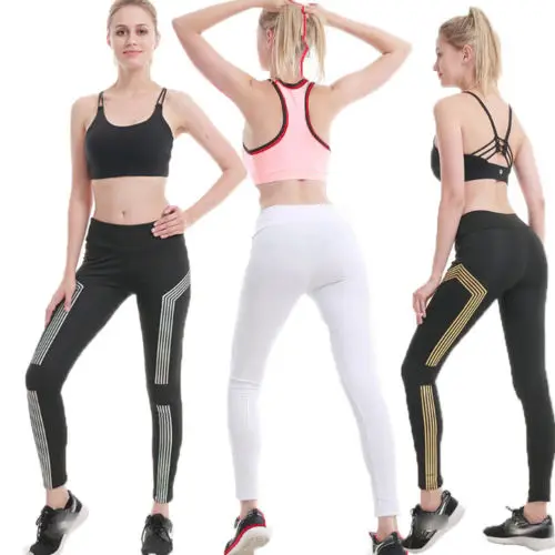 SummerWomen Sportwear Фитнес леггинсы капри длинные Штаны с высокой посадкой упражнения повседневные штаны Новая мода