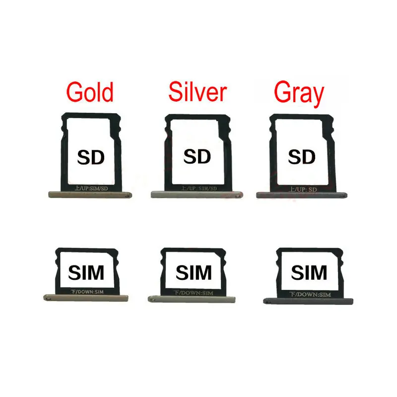 

Micro SD Card Tray+Sim Card Holder Tray Card Slot For Huawei Ascend P8 5.2 Inch Hisilicon Kirin 935 Octa Core Smart Mobile Phone
