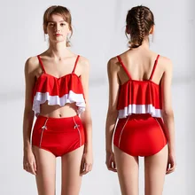 В Европе и Горячая и сексуальная леди пикантный купальник-бикини falbala г-н ни для 9096