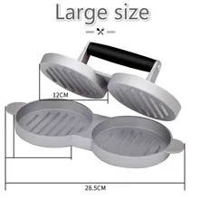 Нержавеющая сталь быстрого мяса пресс и кухня незаменимый Профессиональный пресс ing мясо инструмент и два цилиндра одновременно пресс ing