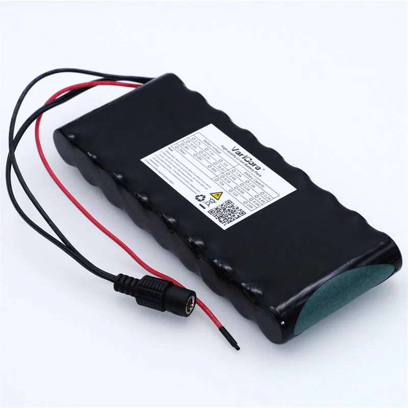 VariCore 12 v 9.8Ah 9800mAh 18650 аккумуляторная батарея 12V Защитная плата CCTV монитор батарея+ 12,6 V 1A зарядное устройство