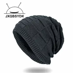 JXQBSYDK бренд взрослых Шапки для Для мужчин Мода Держать Теплый утолщение хеджирования плед шапки зимние Шапки мужской Gorras Para Hombre
