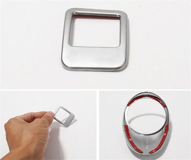 Car accessories headlight switch cover decoration sequins For Volkswagen Tiguan 2010 2011 2012 2013 2014 2015 abs chrome 2pcs (6)