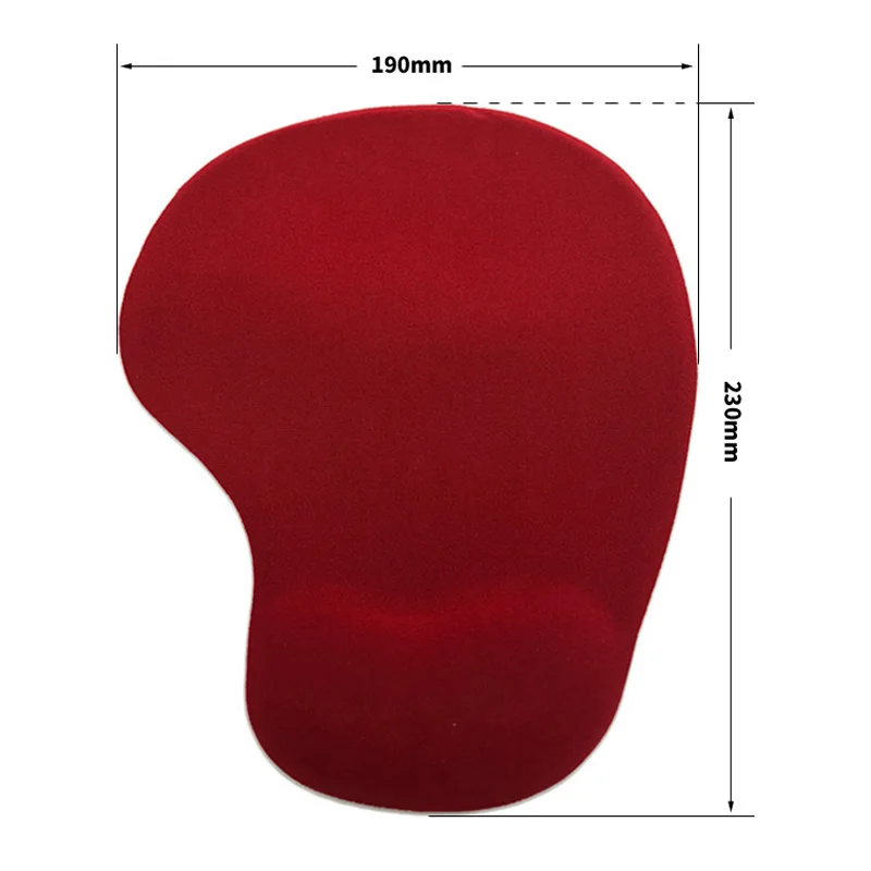  Upgrade Comfort Mouse Mat Gaming Mousepad with Gel Wrist Rest Support Non-slip Glossy Backside Desk