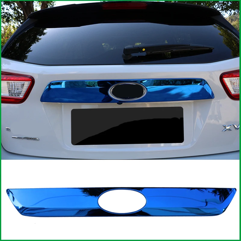 

Car-styling Rear Trunk Cover Trim For Subaru XV 2018 2019 Tailgate Boot Back Door LOGO Frame Cover Trim Hatch Molding Garnish