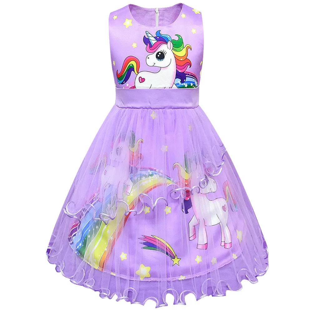 Sleeveless Unicorn Princess Party Dresses -Unicorn Fashion HTB17cBCa4rvK1RjSszeq6yObFXaw