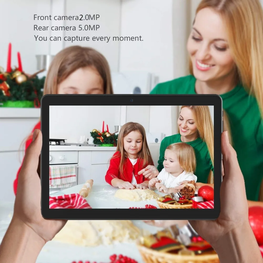 Продажа Планшет 10,1 дюймов Android 4 Гб + 64 ГБ 1. 3G Гц четырехъядерный 3G телефон планшетный ПК Android 8,0 с двумя слотами для sim карт и камерами