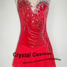 Платья для фигурного катания для взрослых; новое Брендовое платье со стразами; Vogue Ice; соревнование в катании на коньках; платье для девочек; DR3282