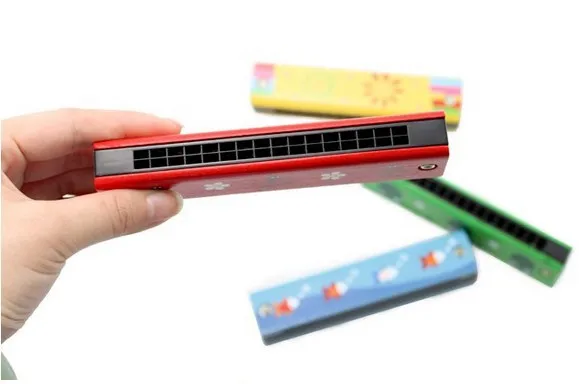 Free shipping, children's wooden toys, 4 piece suit, harmonica, whistle, classic toys