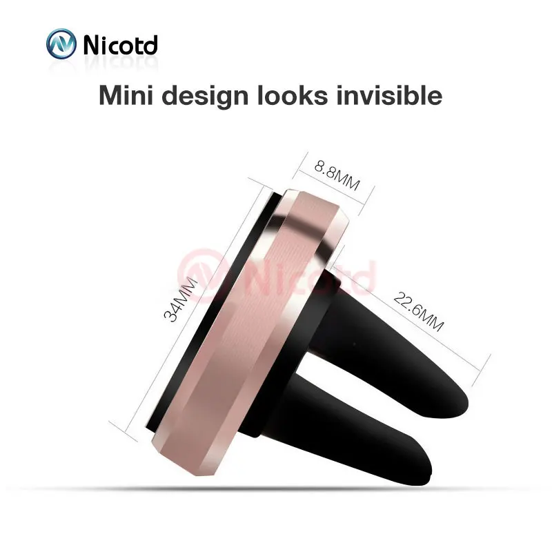 Magnetische Auto Telefon Halter Für Samsung S9 S8 PLUS Magnet Mini Air Vent Outlet Auto-Styling Hal