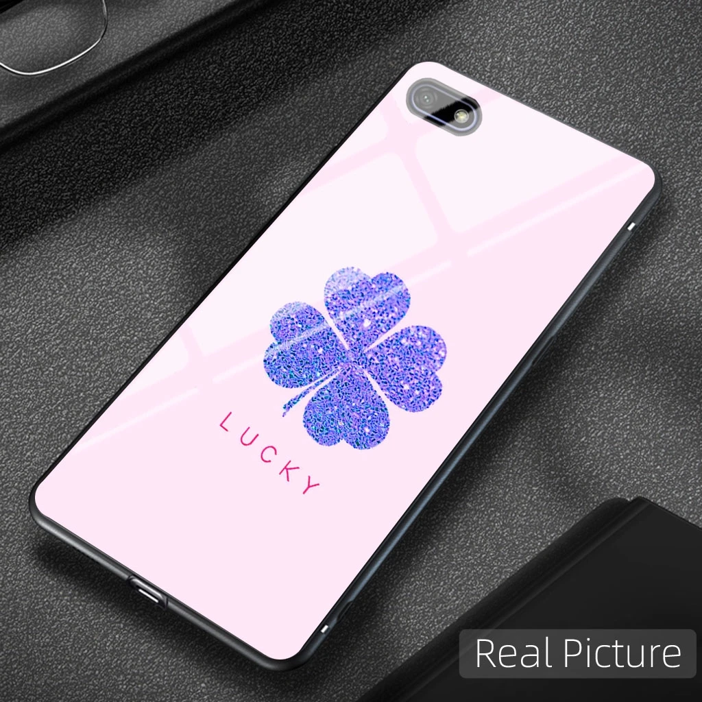 Роскошный милый чехол для iphone X XS MAX XR 8 Plus 7 6 6s 5 5S Se Розовый Жесткий стеклянный