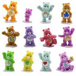 12 шт./лот для костюмированной вечеринки по японскому аниме kawaii фигурку Care Bears детские игрушки для мальчиков и девочек