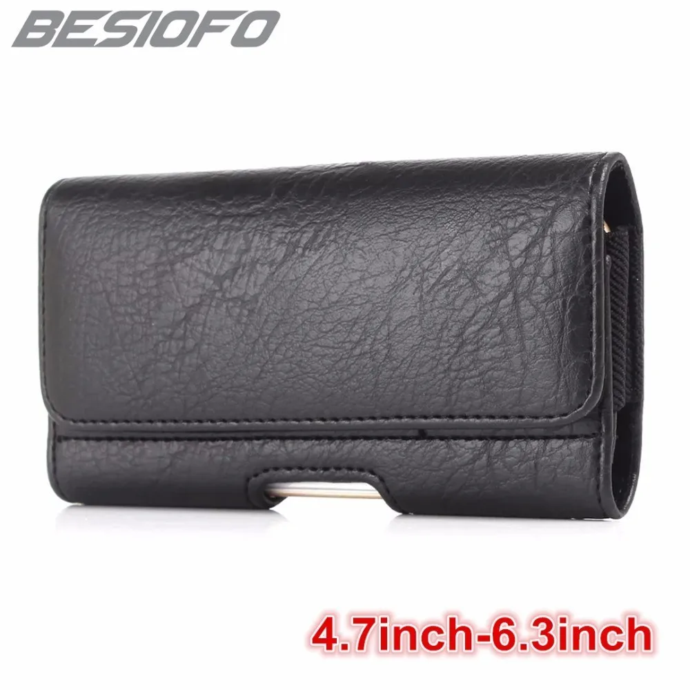 

Horizontal Magnetic With Belt Clip Waist Pouch Card Slots Leather Bag Sport Phone Case For Vivo XPlay X5 X6 X7 X9s X20 X21i