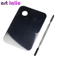 УФ-гель для ногтей Палитра лаков для ногтей смешивание тонера инструменты из нержавеющей стали Макияж пластины основа для век Artlalic