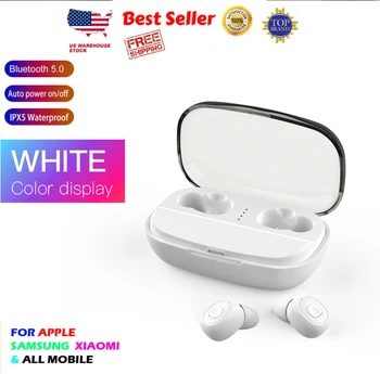 

New XI10s Bluetooth V5.0 TWS Earphone True Wireless Stereo Earphones Waterproof Bluetooth Headset with HD Mic for All Smartphone