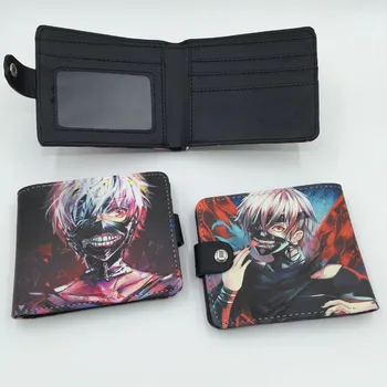 

Anime Tokyo Ghoul Kaneki Ken Synthetic Leather Short Exquisite Wallet/Button Purse