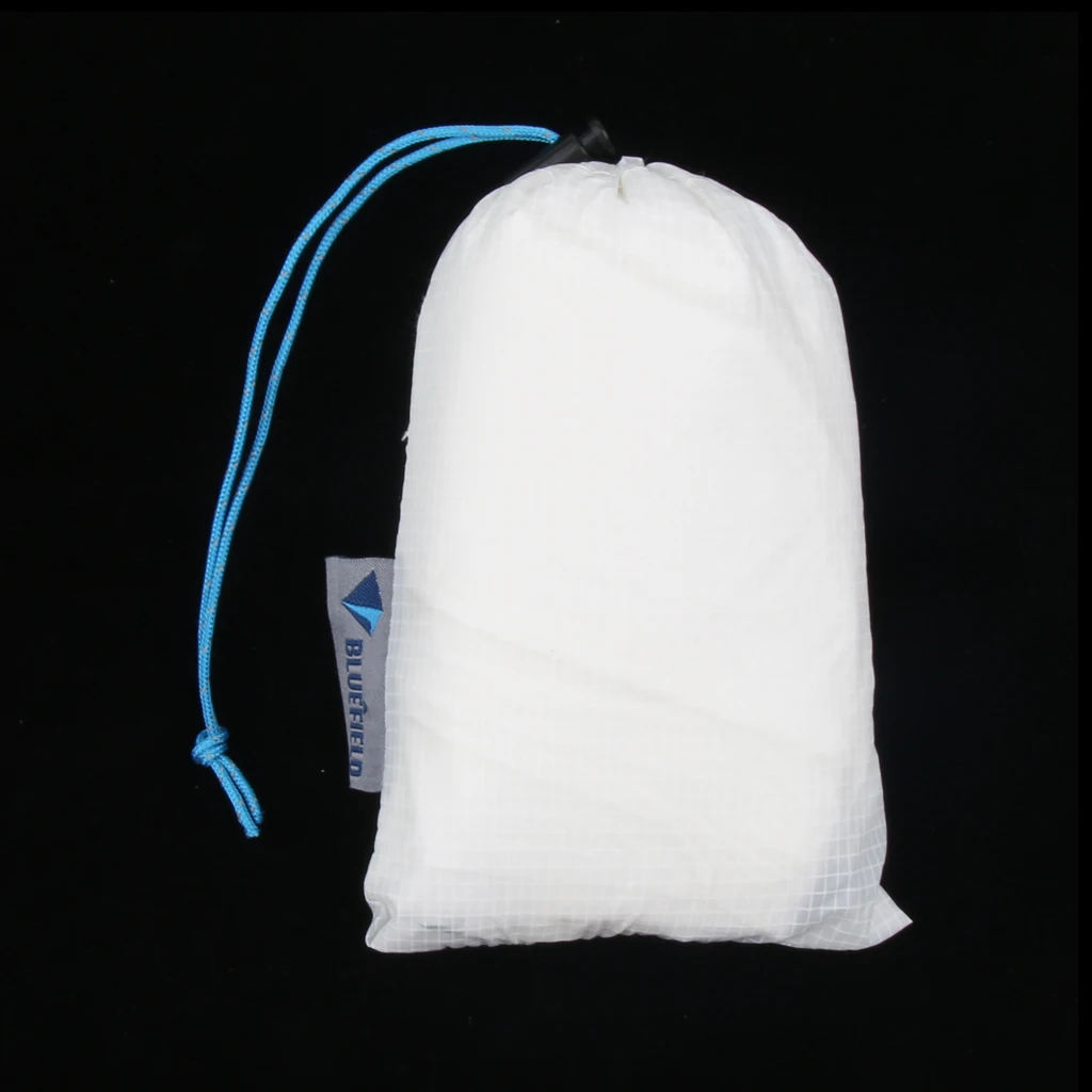 1 Pcs Rainwear Poncho Rain Cover Apron Pants Waterproof Skirt with Carry Pouch Adjust Waist 60-100cm Blue White