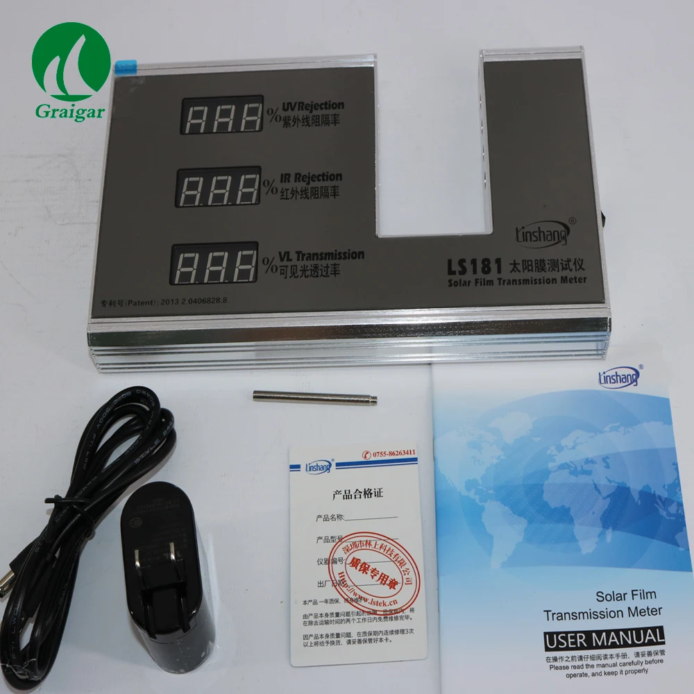 New LS181 Solar Film Transmission Meter With 0.1% Resolution