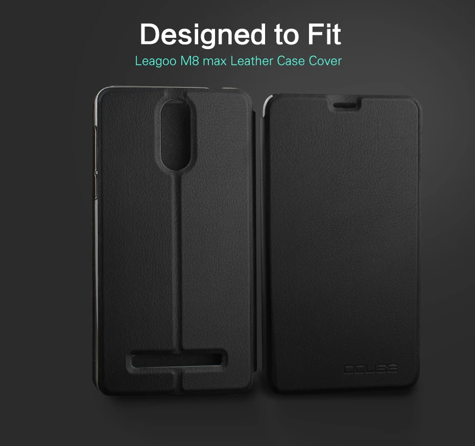Ocube Роскошные leagoo M8/M8 Pro кожаный чехол M8 Защитный флип книжка для 5.7 &quotСмарт Moible
