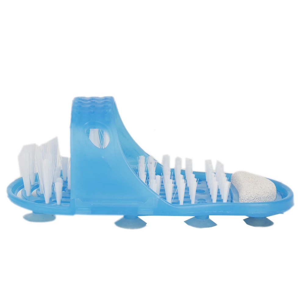 Plastic Bath Shower Feet Massage Slippers Brush Pumice Scrubber Spa