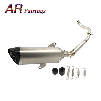 

1 SET Motorcycle Exhaust Muffler Middle Pipe Silp on Stainless Steel For Honda PCX 125 / 150 PCX150 PCX125 2017 2018 2019
