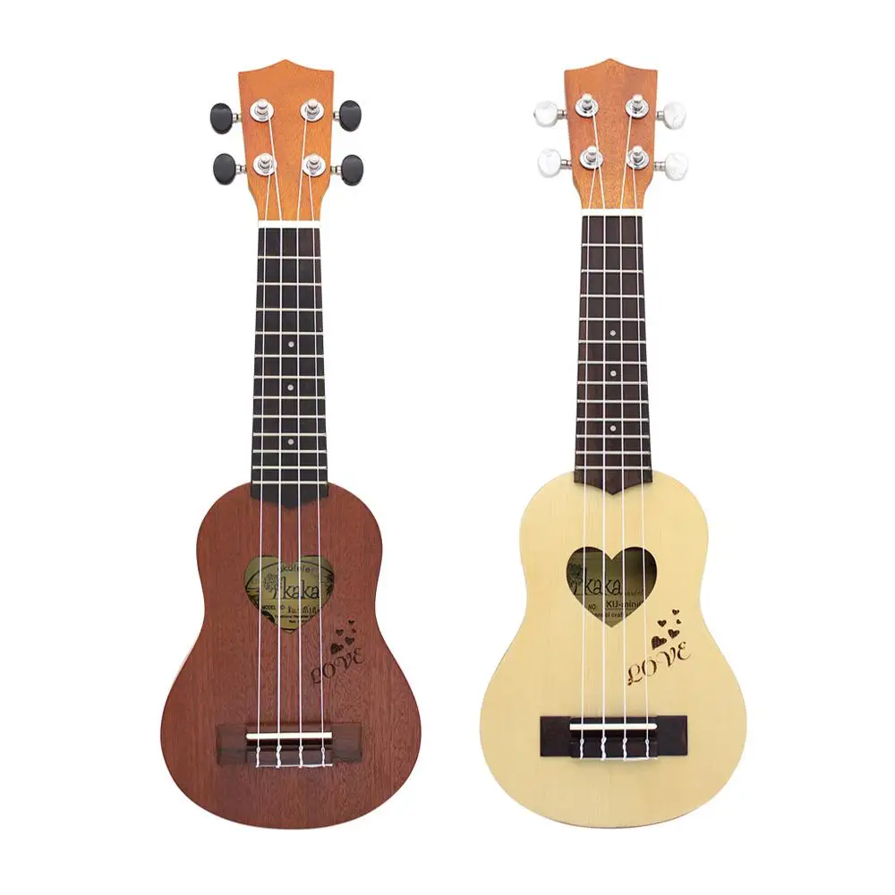 

Dragonpad IRIN 17 inch Heart 12 Frets Ukulele Mini Hawaiian Guitar Musical Instruments for Kids Unisex Lovers Beginners Party