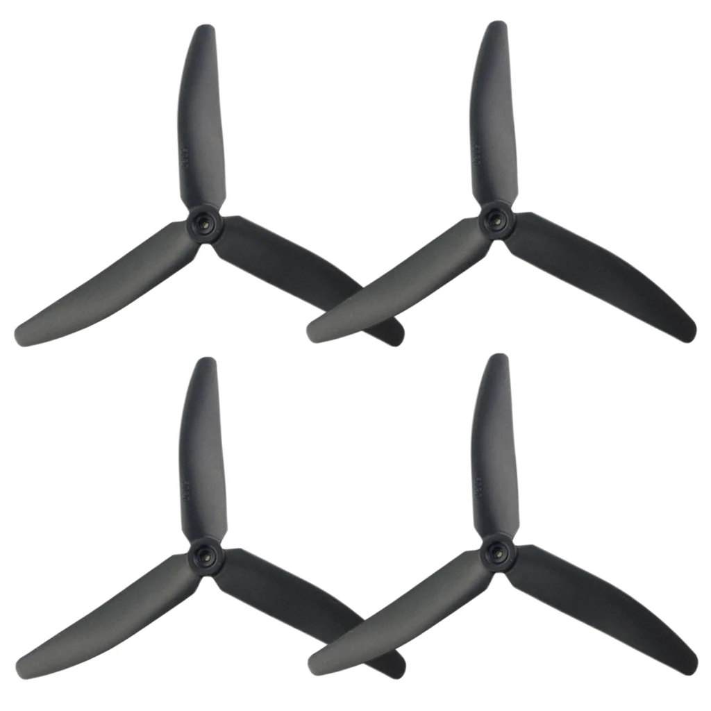 Durable 4 Pcs 3-leaf Propeller Prop for Hubsan X4 H502S H502E CW CCW Propeller Prop RC Helicopters Parts Replacement Accessories