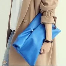 Kpop стильные женские клатчи ярких цветов, модные женские сумки-конверты, клатч из искусственной кожи, вечерняя сумочка, Женский кошелек черного цвета