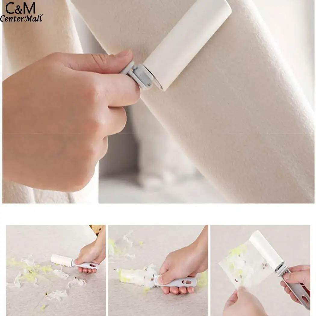 

Roller Clothes Picture Reusable Lint As Portable Foldable Small Remover Clean Tool Hair
