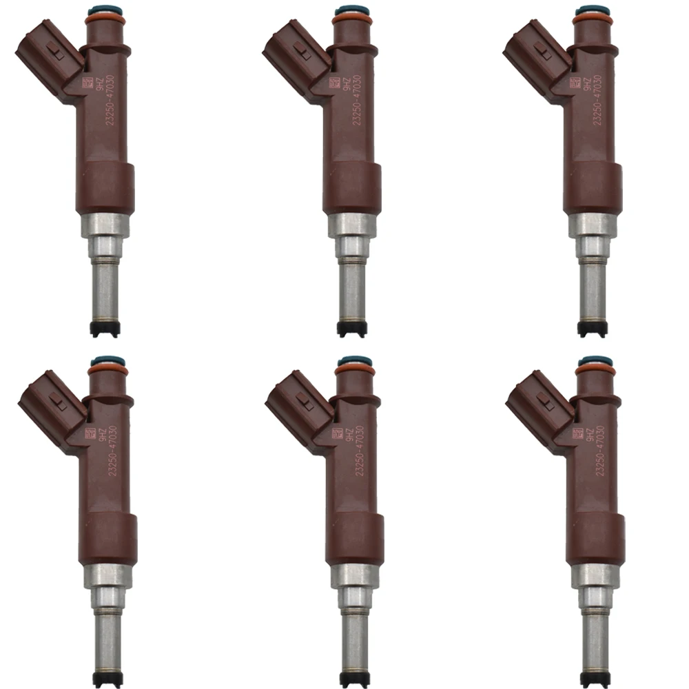 6 шт./лот Топливная форсунка 23250-47030 23209-47030 23209-49225 для TOYOTA JP VITZ 2010/RACTIS 2010~ 1.3L 1 NRFE