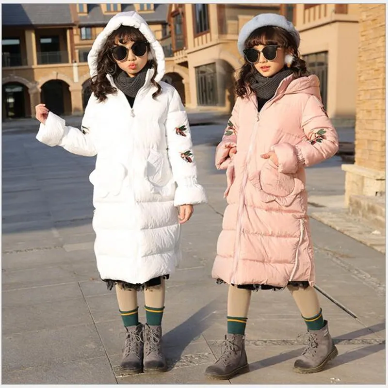 

Children's wear winter cotton-padded winter cotton-padded jacket with long cotton-padded jacket. AN34