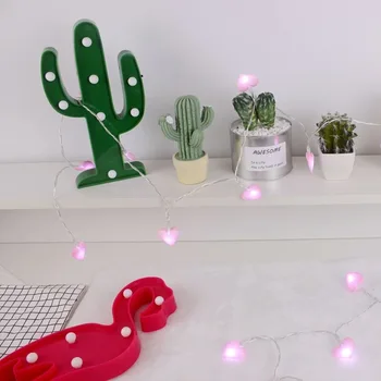 

3M 20 LED Battery Power Heart Pattern Fairy String Light Wedding Birthday Party Lighting Strings Home Garden Decor Lamp #250345