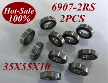 

2Pcs 6907RS 6907 2RS 6907RZ 6907-2RZ 6907-2RS 35X55X10 mm Miniature Ball Bearings High speed miniature micro ball bearing