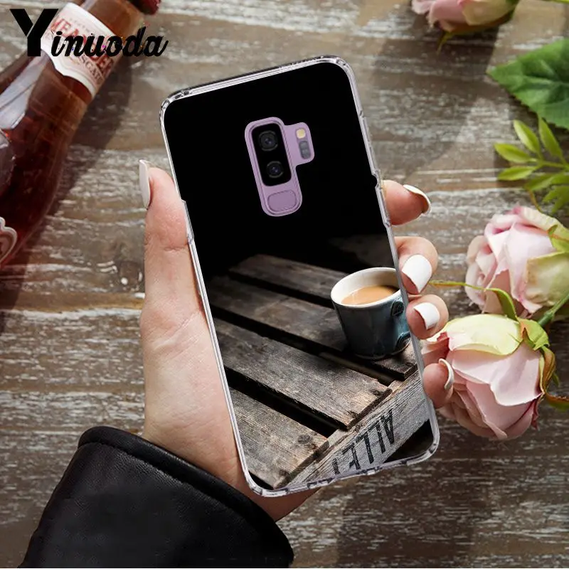 Yinuoda чашка кофе Роскошный Уникальный Дизайн чехол для телефона для samsung S5 S6 S6 edge S6edge Plus S7 S8 S9 Plus чехол - Цвет: A6