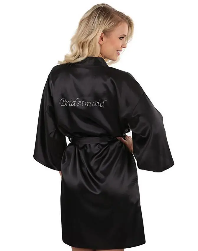 Bridesmaid robes Sleepwear Robe Wedding Bride Bridesmaid Robes Pyjama Robe Female nightwear Bathrobe Nightdress Nightgowns