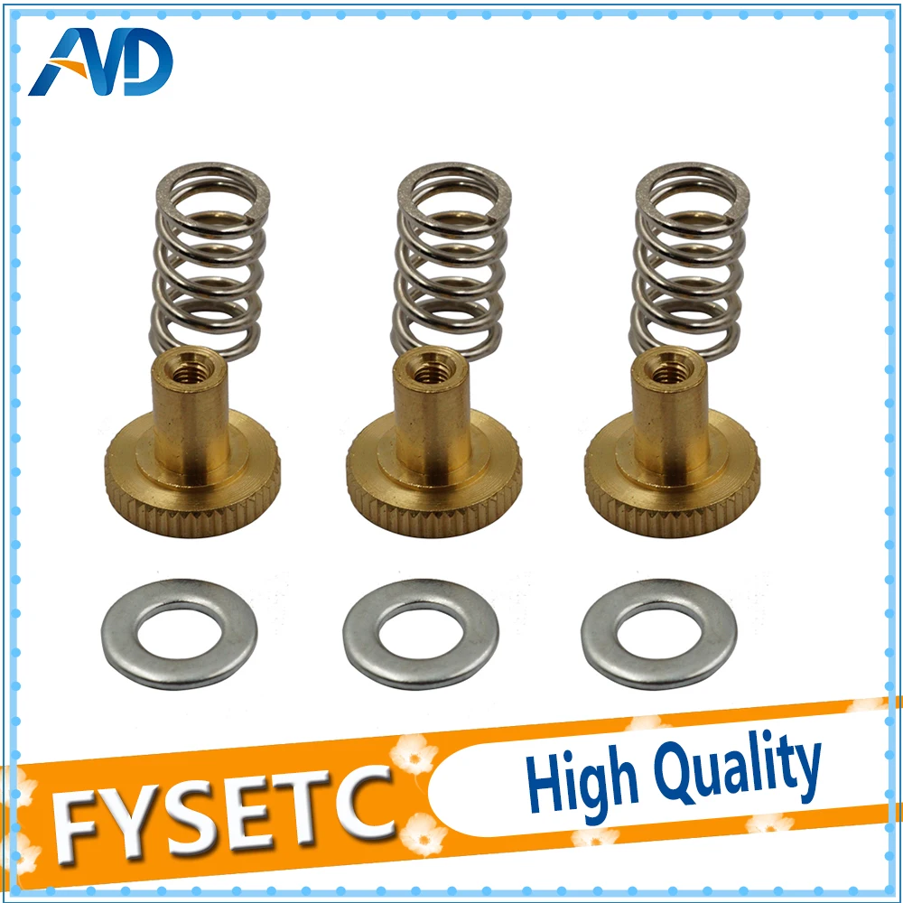 

DIY UM2 Ultimaker2 Special Printing Platform Adjustable Draw Fixed Screw Nut With Spring Spacer For 3D Printer Accessories