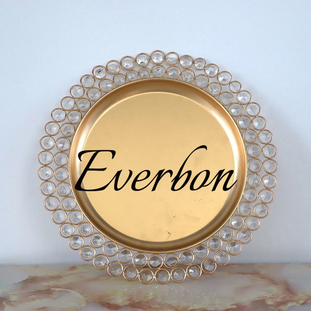 50pcs/lot free shipment Hotsale Gold/Silver Crystal Beaded Metal