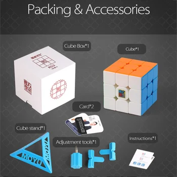 

MF3RS3 3x3x3 Magic Cube Classroom Puzzle Toy for Brain Training - Black