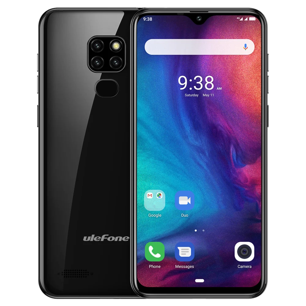 Ulefone Note 7P 4G 6 1 ''Android 9 0 MT6761VWB четырехъядерный 3 ГБ 32 8 МП + 2 Мп 3500 мАч отпечаток