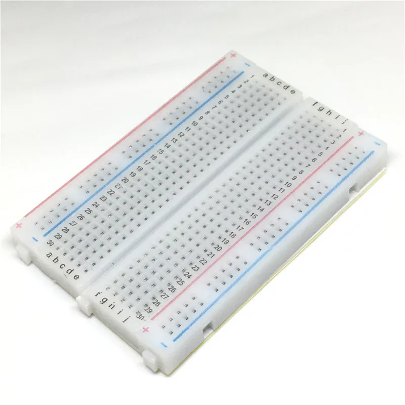 10PCS Mini Solderless Breadboard Bread Board 400 Contacts Available Test Develop