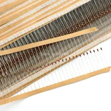 100 шт./лот 1 К Ом 1/6 Вт углерода резистор 5% ошибки 1KR 1000 Ом 1/6 вт Цвет кольцо сопротивления