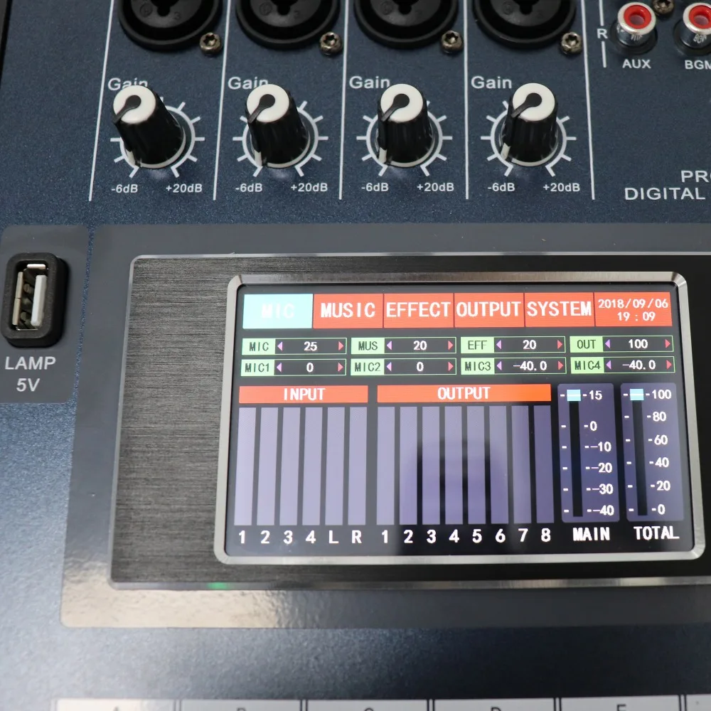 Betagear экран-сенсорный M2006 цифровой микшер аудио профессиональные микшерные пульты мини-микшер звука equipos de musica